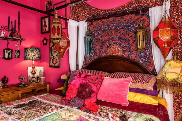 paredes brilhantes no quarto