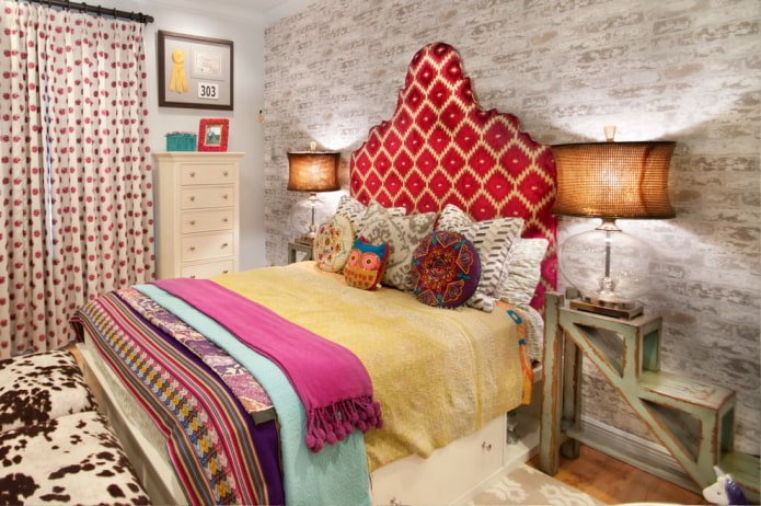 cabeceira estilo boho