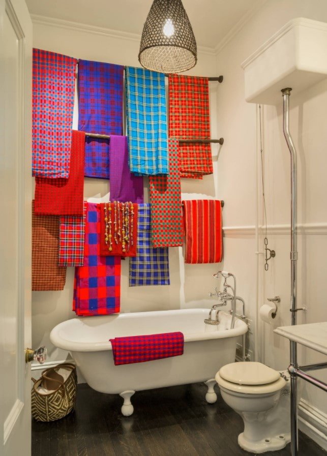 decoração de banheiro estilo boho