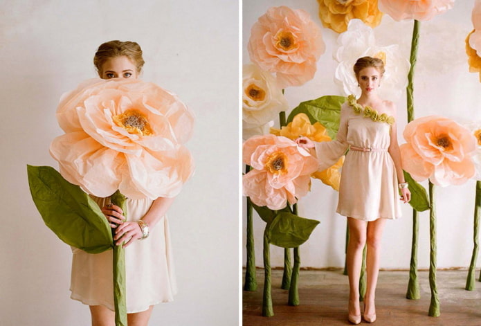 Flores em crescimento