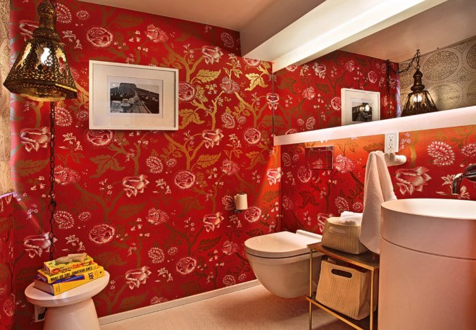 papel de parede com estampa floral