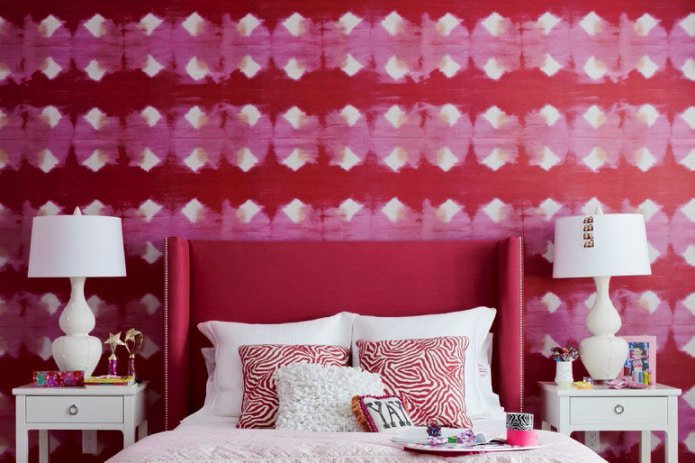 papel de parede rosa-burgundy