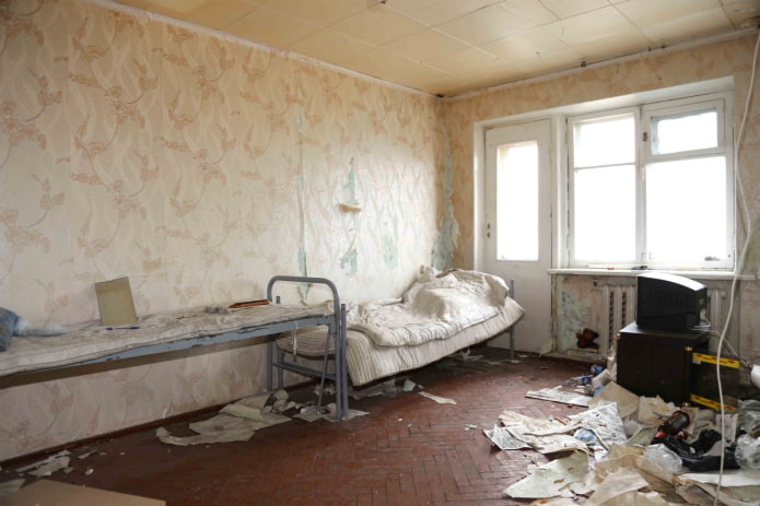 quarto sem reparo