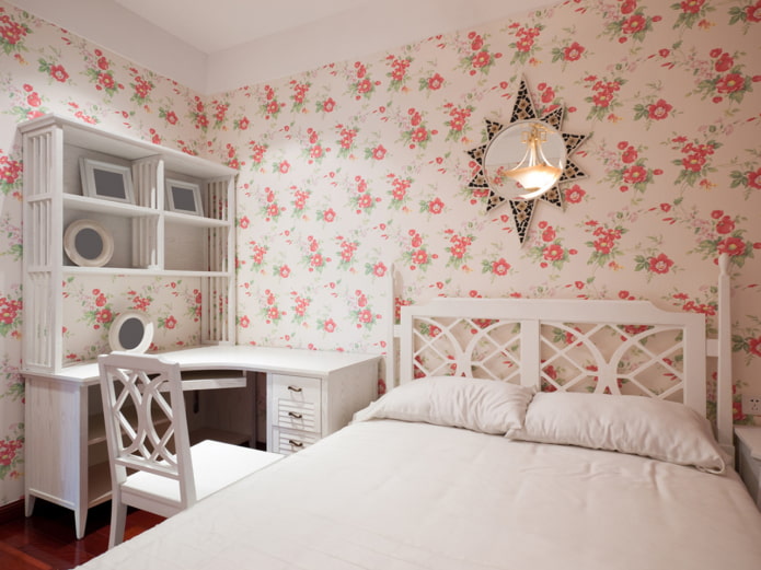 papel de parede estilo provençal