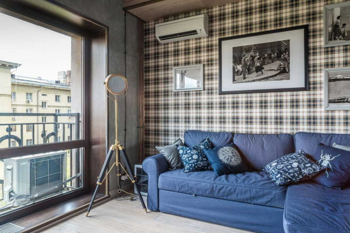 papel de parede estilo loft