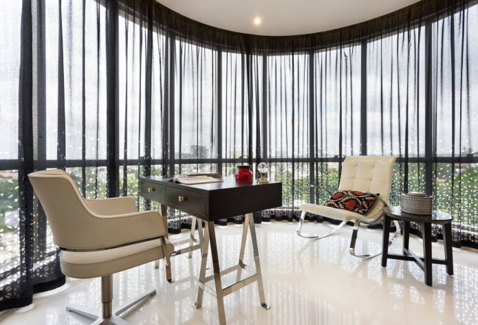 cortinas com fita