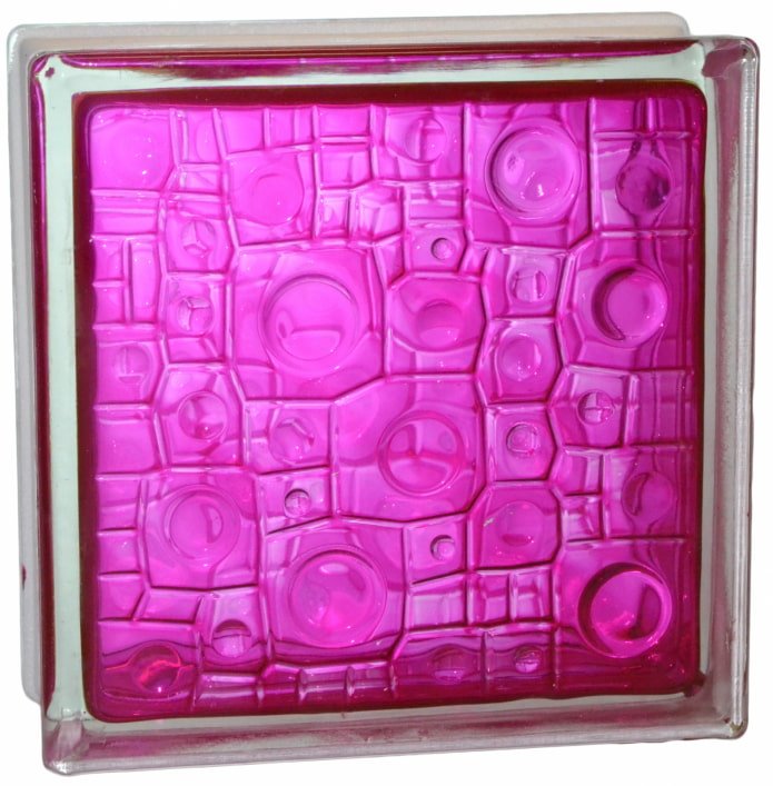 geometria dos blocos de vidro
