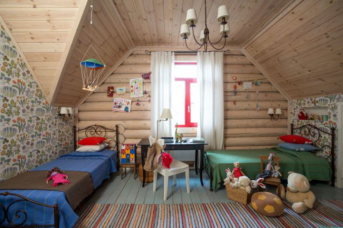 quarto infantil em estilo campestre