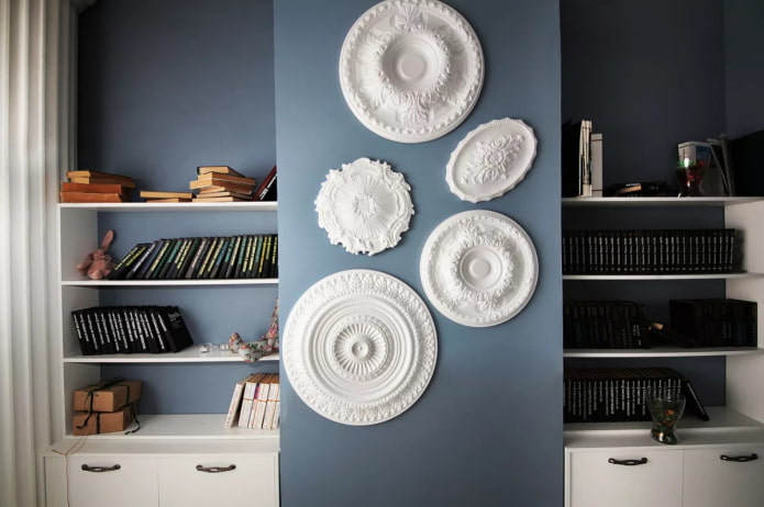 Rosetas em um interior moderno