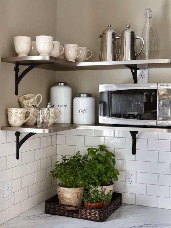 decoração de canto na cozinha