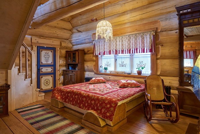 quarto em estilo russo