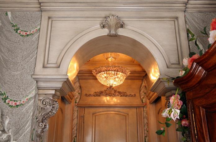 decoração de arco vintage