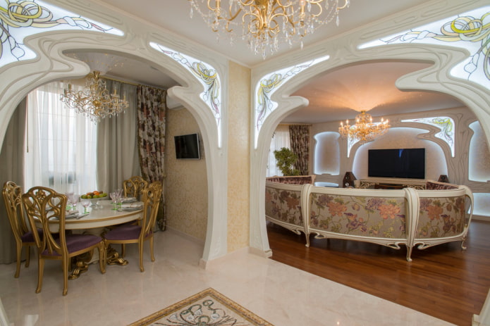 arco com vitral
