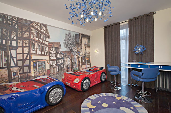 design de um quarto infantil para dois meninos