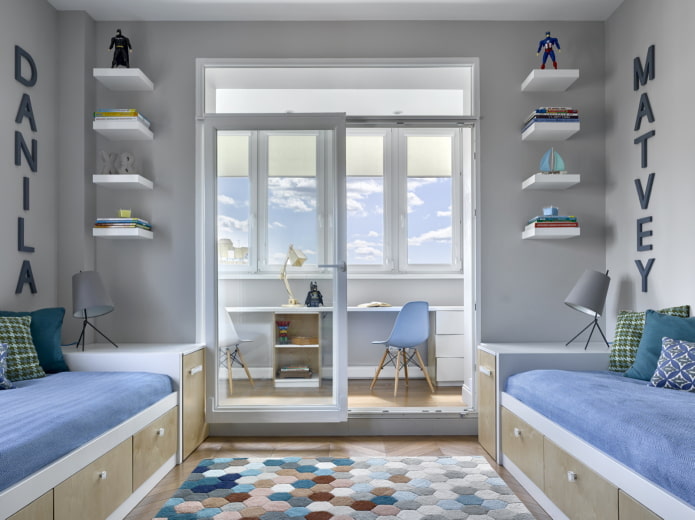 planejando um quarto infantil para dois meninos