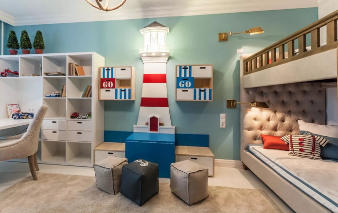 design de um quarto infantil para dois meninos