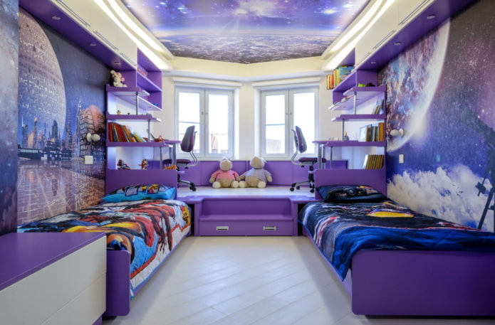 projeto de um quarto infantil para dois meninos