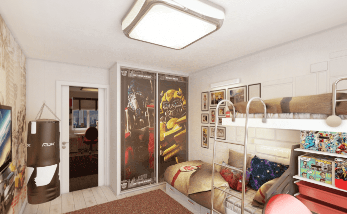design de um quarto infantil para dois meninos