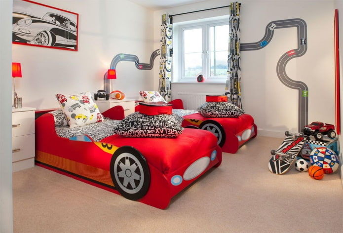 design de um quarto infantil para dois meninos