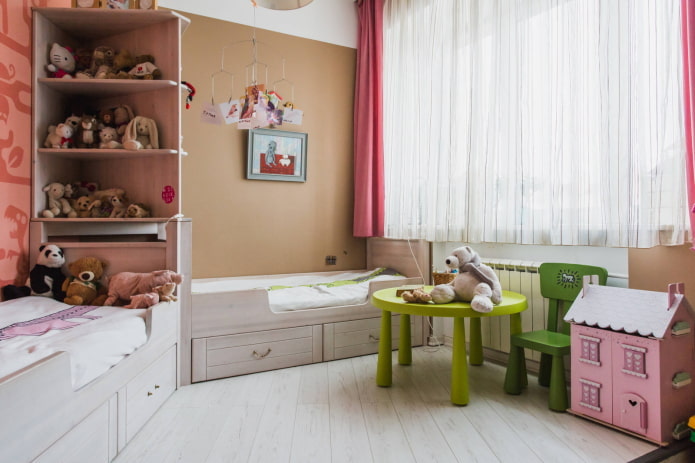 Quarto para crianças em idade pré-escolar