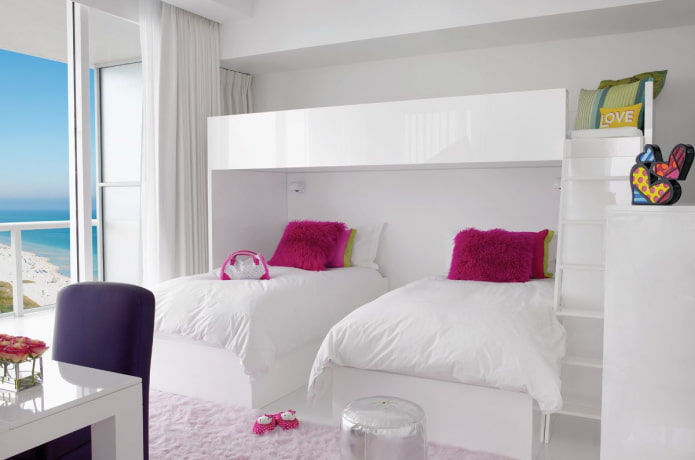 projeto de quarto para três meninas