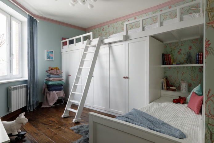 mobiliando um quarto para três crianças