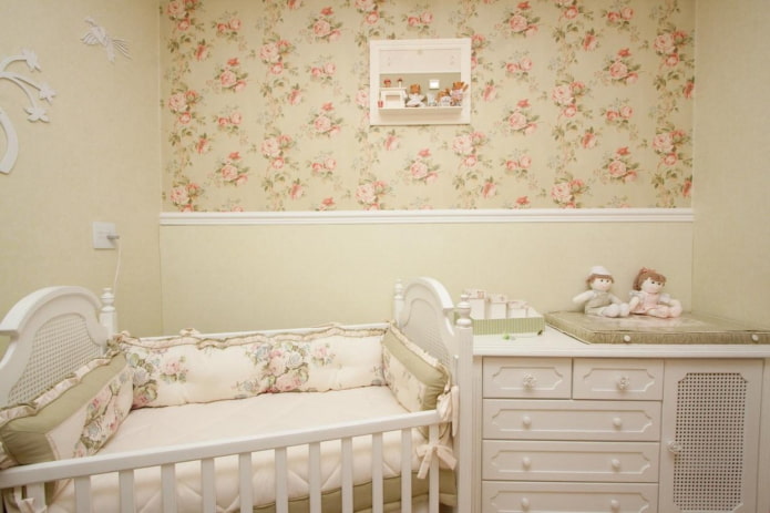 um quarto de bebê para um recém-nascido 
