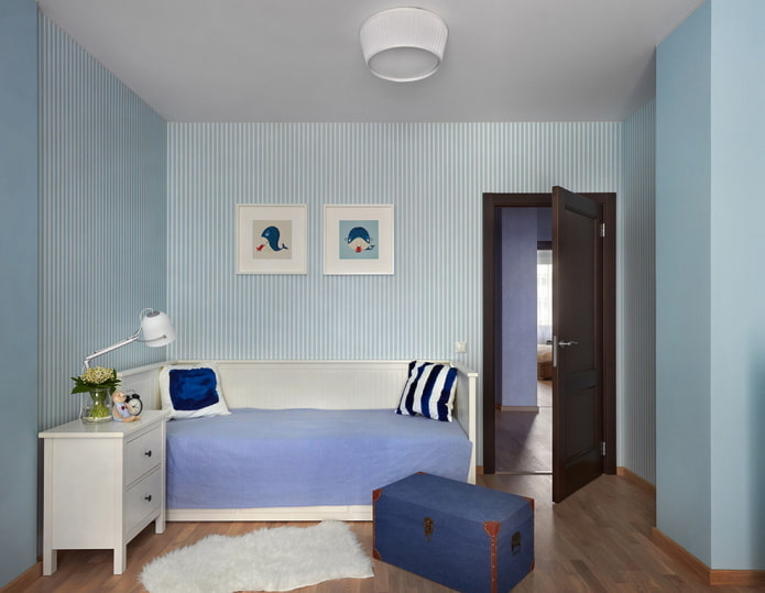 decoração de quarto infantil em estilo marinho