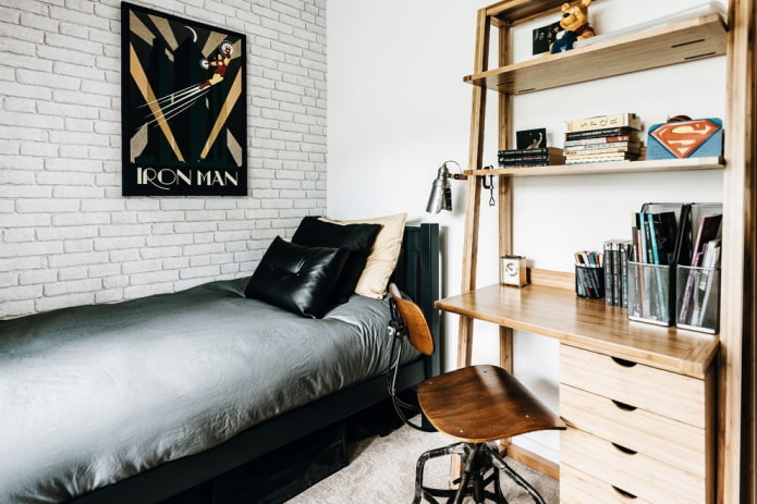 decorando um quarto infantil em estilo industrial