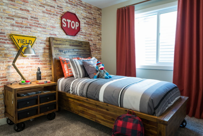 decorando um quarto infantil em estilo industrial