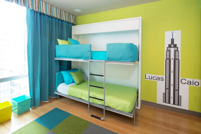 beliche transformador em quarto infantil