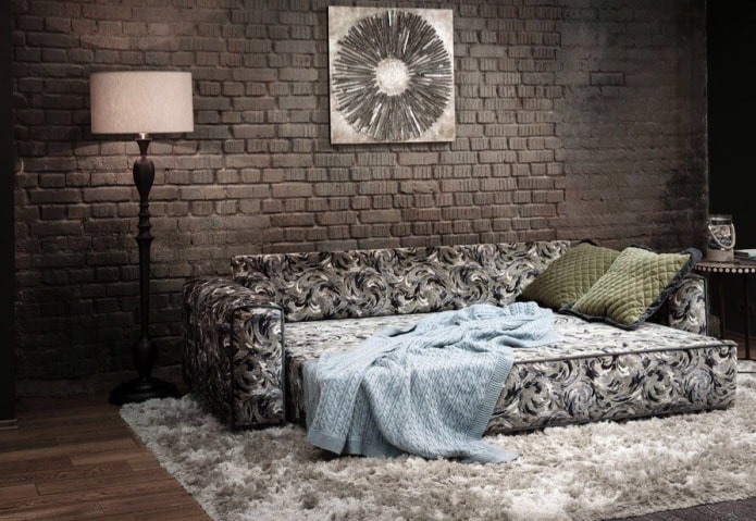 sofá-cama estilo loft