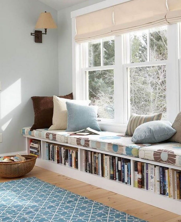 biblioteca no apartamento