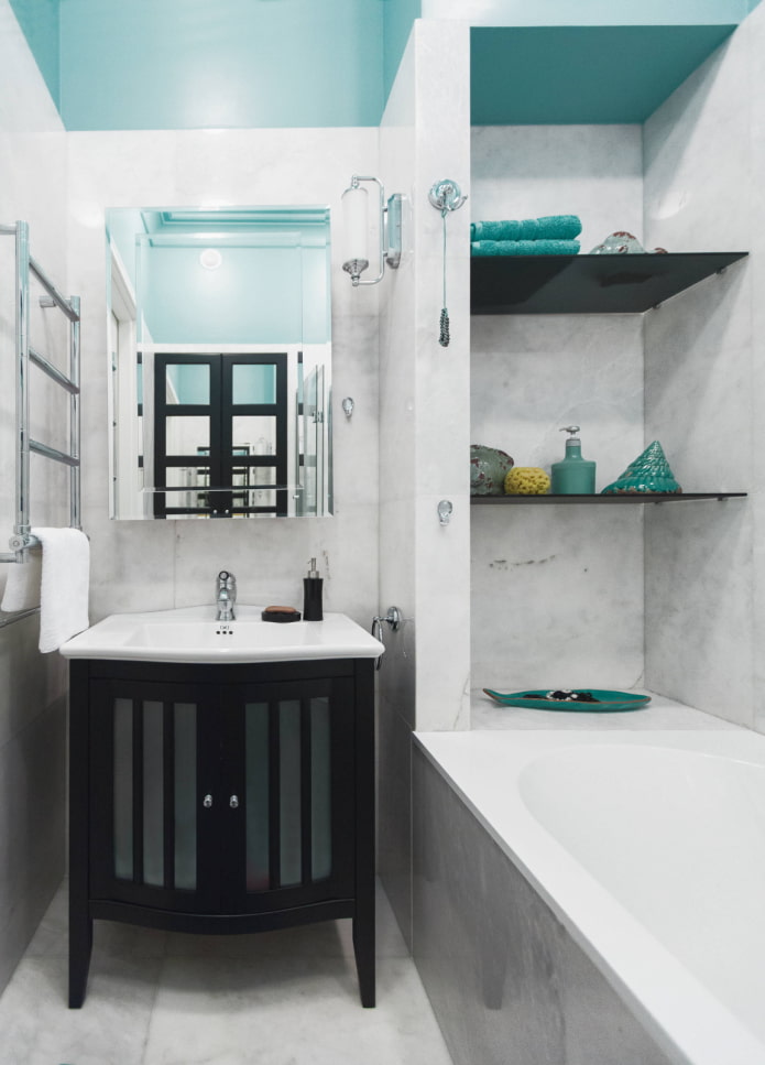 Acessórios como decoração de banheiro