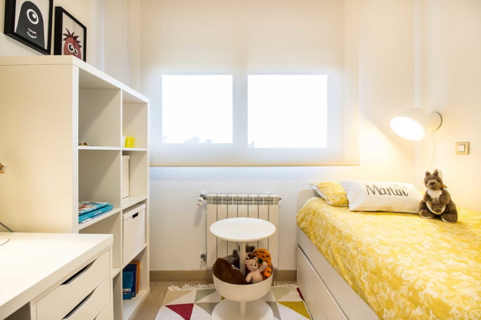 zoneamento de um quarto infantil de 10 metros quadrados