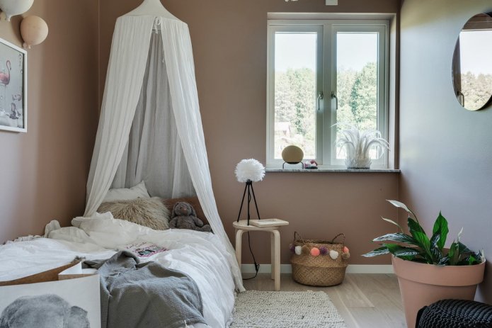 Quarto infantil em cores pastel