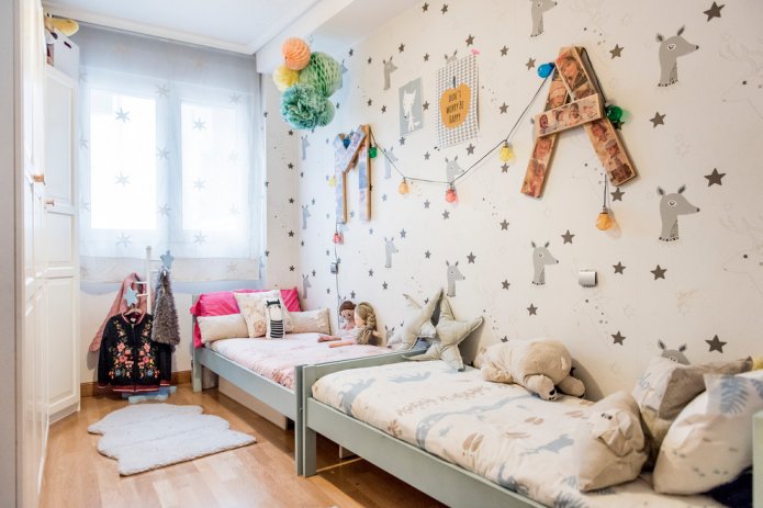 quarto de 9 metros quadrados para duas crianças