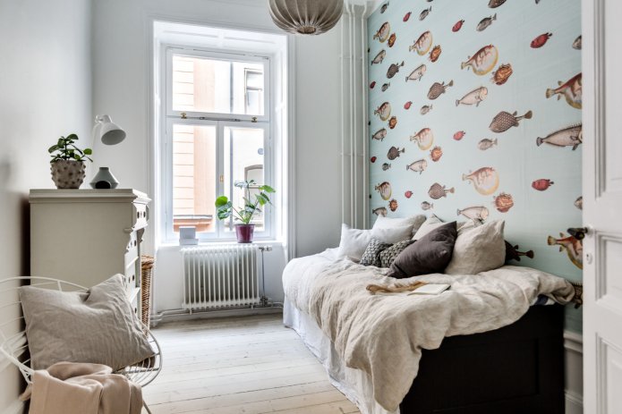 Planejamento e zoneamento de um quarto infantil de 9 metros quadrados