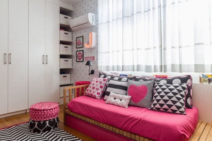 projeto de um quarto infantil de 9 metros quadrados