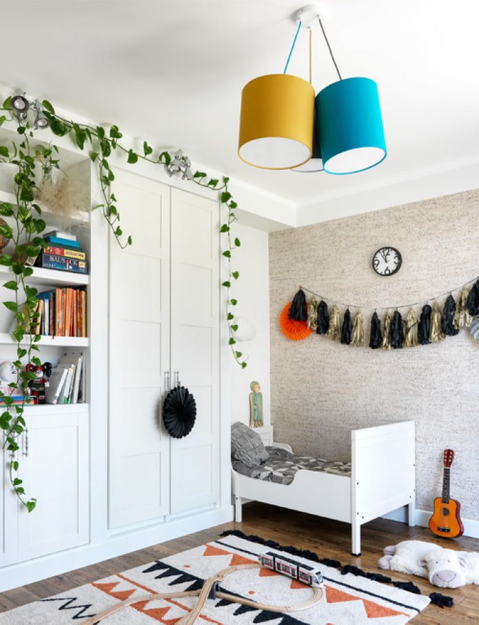 quarto infantil em estilo escandinavo estilo