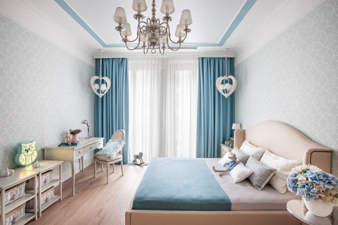 quarto infantil em estilo clássico