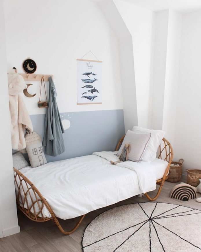 cama infantil de vime