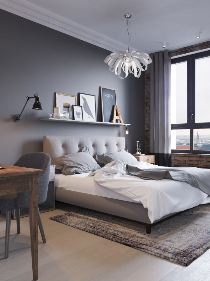 quarto em estilo moderno