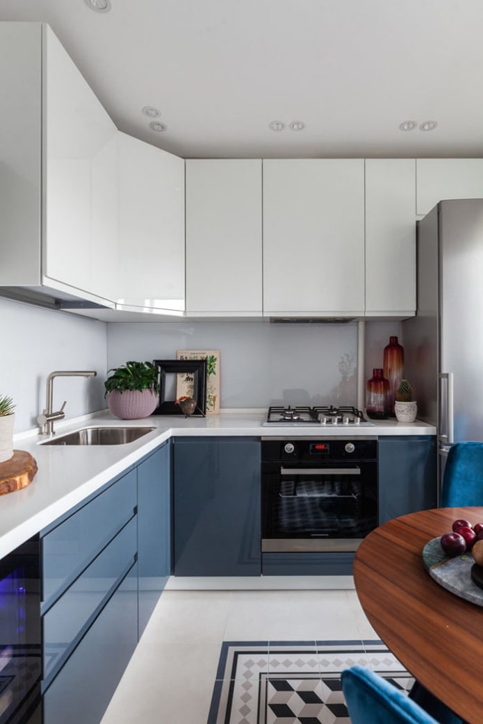 Design de cozinha em apartamento de 2 cômodos