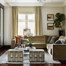 Como projetar o interior de uma sala de estar de 20 m²?-4