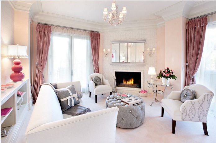 cortinas rosa