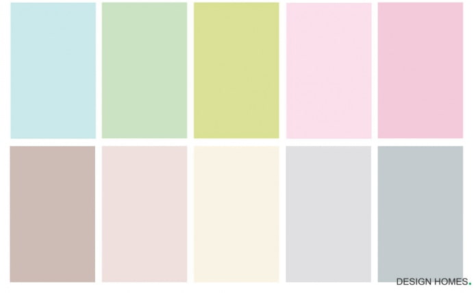 shabby chic color schema