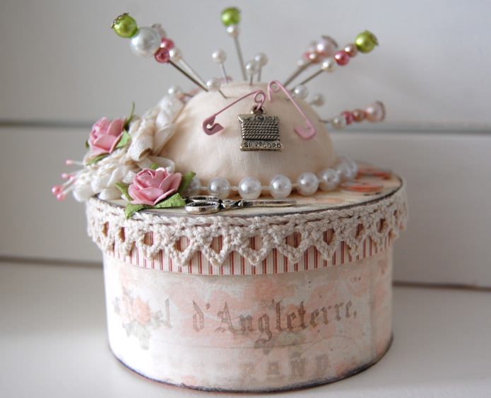 almofada de alfinetes