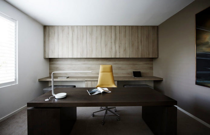 interior de escritório minimalista
