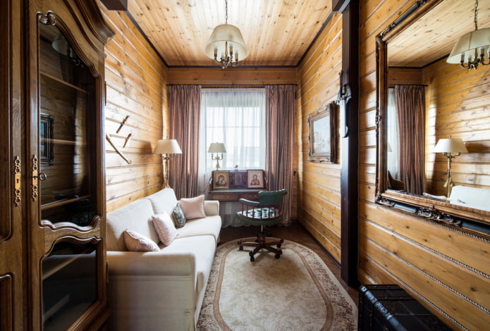 design de interiores de escritório estreito